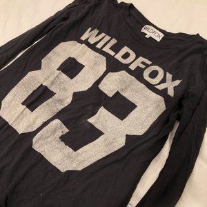 WILDFOX Black Long Sleeve